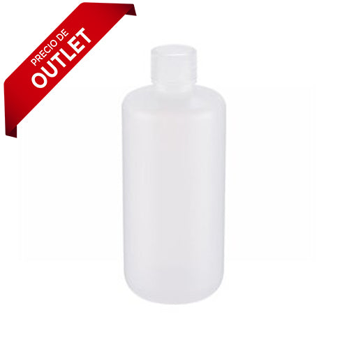 4283. FRASCO POLIETILENO ALTA DENSIDAD 500ML BOCA ANGOSTA PAQUETE C/6 PIEZAS - WHEATON