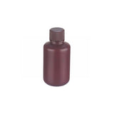 17369. FRASCO POLIETILENO ALTA DENSIDAD 125ML AMBAR BOCA ANGOSTA C/TAPON DE ROSCA PAQUETE C/5 PIEZAS - WHEATON