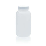 17378. FRASCO POLIETILENO ALTA DENSIDAD 473ML (16OZ) NATURAL BOCA ANCHA REDONDO C/TAPON DE ROSCA PAQUETE C/3 PIEZAS - WHEATON