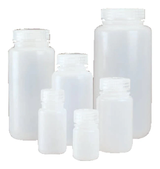 6287. FRASCO POLIETILENO BAJA DENSIDAD 1LT BOCA ANCHA C/TAPON DE ROSCA POLIPROPILENO - NALGENE