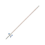 10724. BURETA DE VIDRIO 25ML CLASE A ACCU-RED SERILIZADA/CERTIFICADA C/LLAVE DE TEFLON -  PYREX
