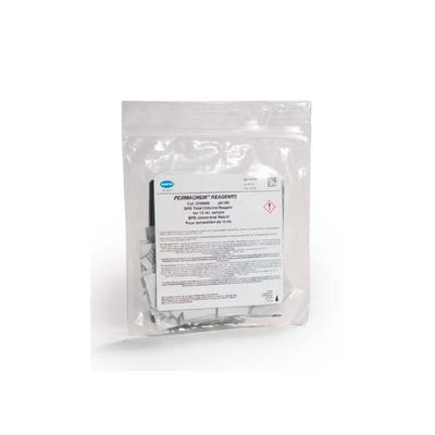 54758. REACTIVO CLORO TOTAL DPD EN POLVO P/MUESTRA DE 10ML C/100 SOBRES - HACH