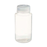 13668. FRASCO DE POLIMETILPENTANO 250ML CLARO BOCA ANCHA C/TAPON DE ROSCA DE POLIPROPILENO, NO ESTERIL - NALGENE