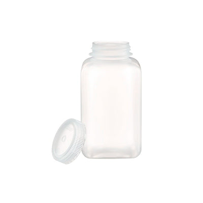 50314. FRASCO POLIPROPILENO 1LT TRANSPARENTE CUADRADO BOCA ANCHA - NALGENE