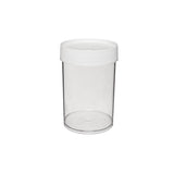 1573. TARRO DE POLIMETILPENTANO CLARO 250ML BOCA ANCHA C/TAPA DE POLIPROPILENO NALGENE