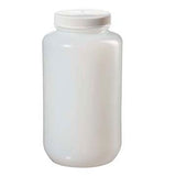 50744. FRASCO POLIETILENO ALTA DENSIDAD 2LT BOCA ANCHA C/TAPON ROSCA DE POLIPROPILENO - NALGENE