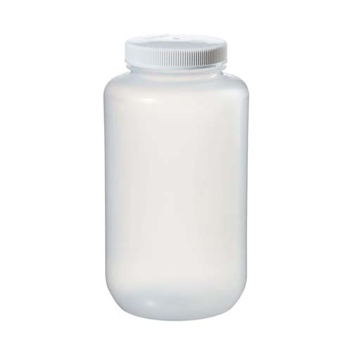 51622.FRASCO DE POLIPROPILENO 4LT CLARO BOCA ANCHA C/TAPON DE ROSCA DE POLIPROPILENO, NO ESTERIL - NALGENE