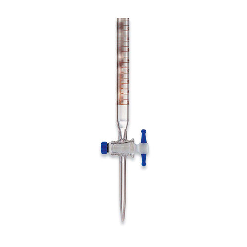 11531.BURETA DE VIDRIO 100ML CLASE B ACCU-RED C/LLAVE DE TEFLON - PYREX
