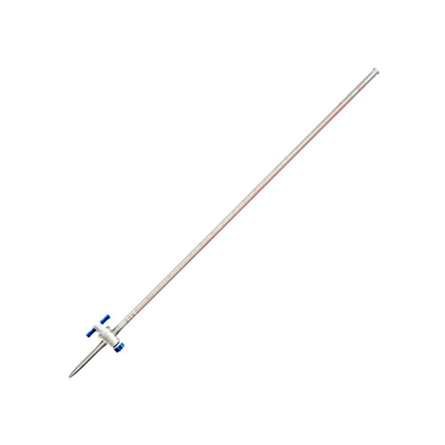 11529.BURETA DE VIDRIO 10ML CLASE B ACCU-RED C/LLAVE DE TEFLON - PYREX