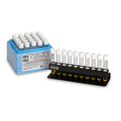 54717. VIALES DE DIGESTION P/DQO RANGO ALTO 20-1500PPM C/25 HACH