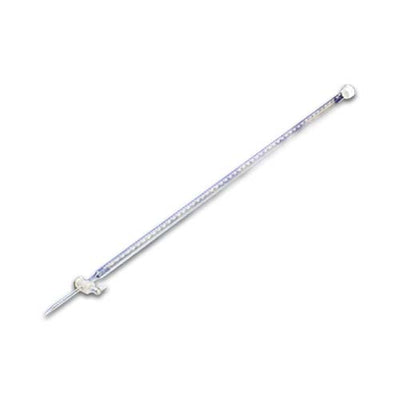 15040. BURETA DE VIDRIO 25ML CLASE A C/LLAVE DE VIDRIO YPUNTA DE PRECISION - PYREX