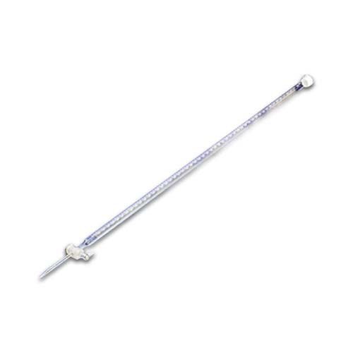 15043. BURETA DE VIDRIO 50ML CLASE A C/LLAVE DE VIDRIO Y PUNTA DE PRECISION - PYREX