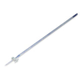 15033. BURETA DE VIDRIO 100ML CLASE A C/LLAVE DE VIDRIO Y PUNTA DE PRECISION SERIALIZADA/CERTIFICADA - PYREX