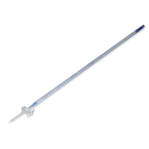 15033. BURETA DE VIDRIO 100ML CLASE A C/LLAVE DE VIDRIO Y PUNTA DE PRECISION SERIALIZADA/CERTIFICADA - PYREX