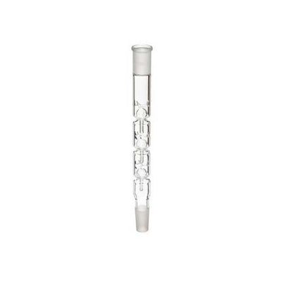 15046. COLUMNA SNYDER 3 BOLAS, UNIONES ESMERILADAS 24/40 P/APARATO KUDERNA-DANISH - PYREX