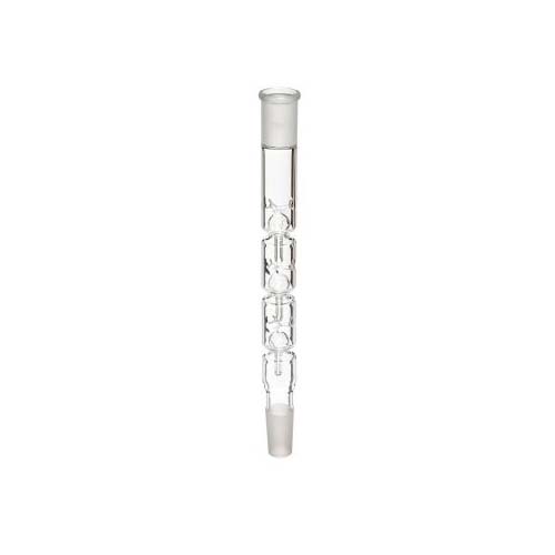15046. COLUMNA SNYDER 3 BOLAS, UNIONES ESMERILADAS 24/40 P/APARATO KUDERNA-DANISH - PYREX