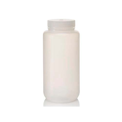 13681.FRASCO DE POLIPROPILENO 1LT TRANSPARENTE BOCA ANCHA C/TAPON DE ROSCA, NO ESTERIL NALGENE