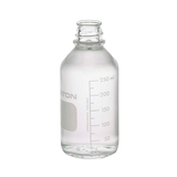 4285. FRASCO VIDRIO CLARO 250ML BOCA ANGOSTA GRADUADO C/2 - WHEATON