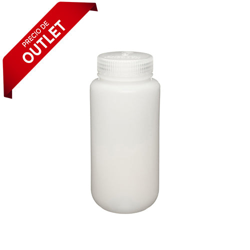 3384. FRASCO POLIETILENO ALTA DENSIDAD 1LT IP2 BOCA ANCHA C/2 - NALGENE