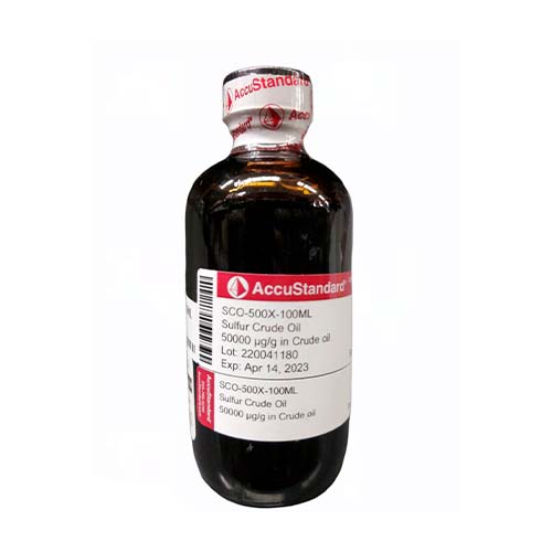 11379. STD AZUFRE 50000UG/G EN ACEITE CRUDO 100ML - ACCUSTANDARD