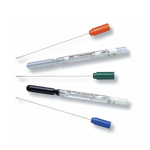 54190. HISOPOS CULTURE SWAB ADITIVO MEDIO LIQUIDO STUART ESTERIL C/TAPA VERDE, LARGO 5-1/4PULG C/50 BBL