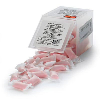 54934. SOLUCION BUFFER PH 4.01 CODIGO COLOR ROJO TRAZABLE A NIST C/50 SOBRES HACH