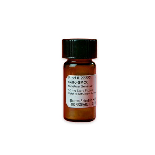 10313. SULFO SMCC (SULFOSUCCINIMIDYL 4-(N-MALEIMIDOMETHYL) CYCLOHEXANE-1-CARBOXYLATE)  50MG - PIERCE