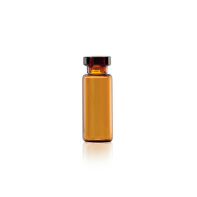 17658. VIAL VIDRIO AMBAR 1.5ML, 12X32MM C/TAPA ENGARZADA AMBAR CAJA C/1000 PIEZAS - WHEATON