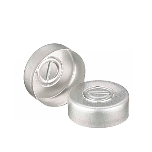4302. SELLO DE ALUMINIO 20MM COLOR NATURAL C/1000 - WHEATON