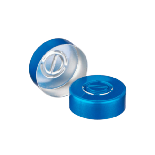 17566. SELLO DE ALUMINIO 20MM COLOR AZUL CAJA C/1000 PIEZAS - WHEATON