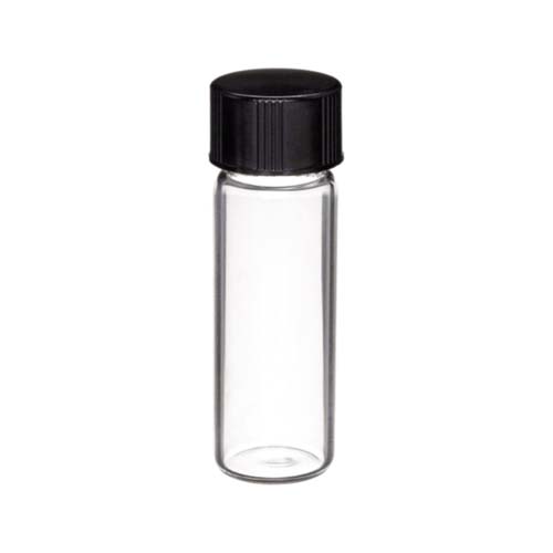 15745. VIAL VIDRIO CLARO 4ML 15X48MM C/TAPON DE ROSCA DE CAUCHO C/144 - WHEATON