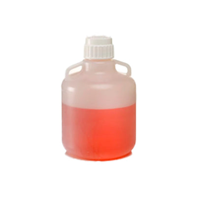6781. GARRAFON (BIDON) DE POLIPROPILENO 20LT C/ASAS Y TAPON DE ROSCA, AUTOCLAVABLE - NALGENE