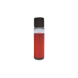 17705. VIAL VIDRIO CLARO 12ML, 19X72MM DE CULTIVO C/TAPON FENOLICO NEGRO CAJA C/144 PIEZAS - WHEATON