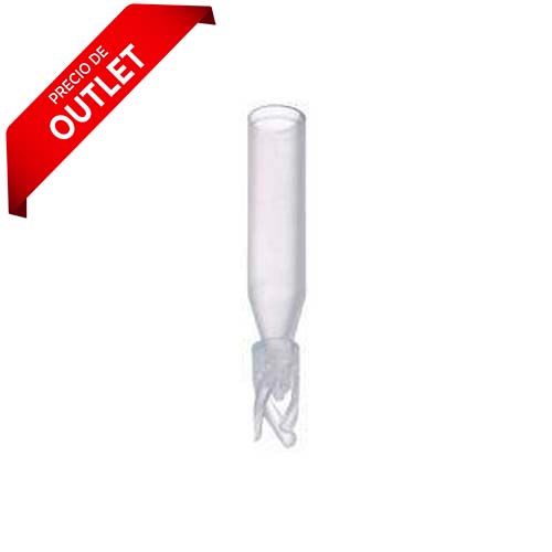 17506. INSERTO DE VIDRIO CLARO 0.25ML P/VIAL 12X32MM CAJA C/100 PIEZAS - WHEATON