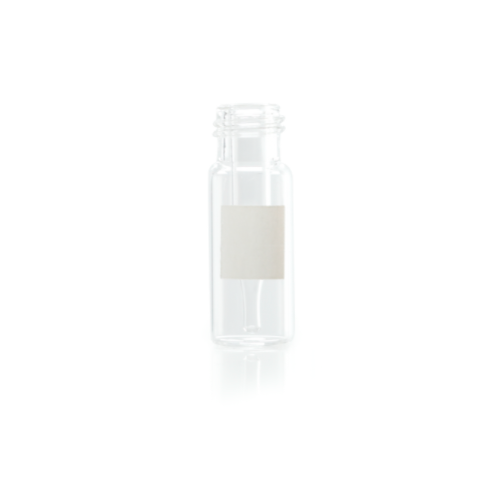 17685. VIAL VIDRIO CLARO 0.3ML, 12X32MM ROSCADO 9MM C/AREA DE ESCRITURA CAJA C/100 PIEZAS - WHEATON