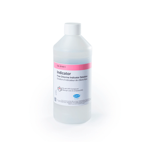 54716.  SOLUCION INDICADORA DE CLORO LIBRE P/ANALIZADOR DE CLORO CL17 473ML HACH