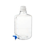 11102. GARRAFON (BIDON) DE POLICARBONATO TRANSPARENTE 20LT REDONDO C/LLAVE Y TAPON DE ROSCA - NALGENE