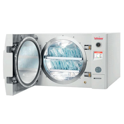 51618. AUTOCLAVE 19LT DE SOBREMESA MOD. 2340EKA-D C/CONTROLADOR BACTSOFT, CICLO RAPIDO DE ESTERLIZACION, BOMBA DE AIRE P/SECADO A PUERTA CERRADA, 220V - TUTTNAUER