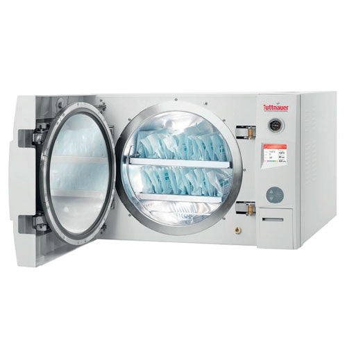 51618. AUTOCLAVE 19LT DE SOBREMESA MOD. 2340EKA-D C/CONTROLADOR BACTSOFT, CICLO RAPIDO DE ESTERLIZACION, BOMBA DE AIRE P/SECADO A PUERTA CERRADA, 220V - TUTTNAUER