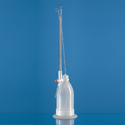 5423. BURETA AUTOMATICA DE VIDRIO TIPO SCHILLING 15ML C/FRASCO DE PLASTICO 500ML - BRAND 