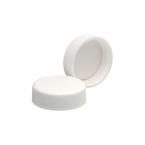 17609. TAPON DE ROSCA DE POLIPROPILENO BLANCO 33-400 C/REVESTIMIENTO DE TEFLON CAJA C/144 PIEZAS - WHEATON