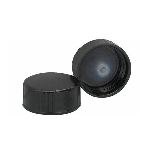 17623. TAPON FENOLICO NEGRO 24-400 C/REVESTIMIENTO POLY-SEAL CAJA C/144 PIEZAS - WHEATON