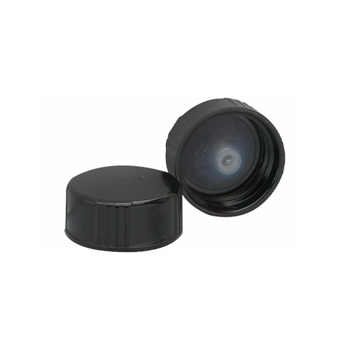 17625. TAPON FENOLICO NEGRO 33-400 C/REVESTIMIENTO POLY-SEAL CAJA C/144 PIEZAS - WHEATON