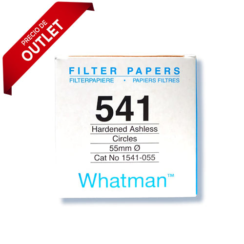 22942. PAPEL FILTRO #541 5.5CM C/100 WHATMAN