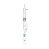 22593. APARATO DE EXTRACCION SOXHLET COMPLETO ALTURA 660MM C/CONDENSADOR ALLIHN Y MATRAZ DE EBULLICION 250ML KIMAX