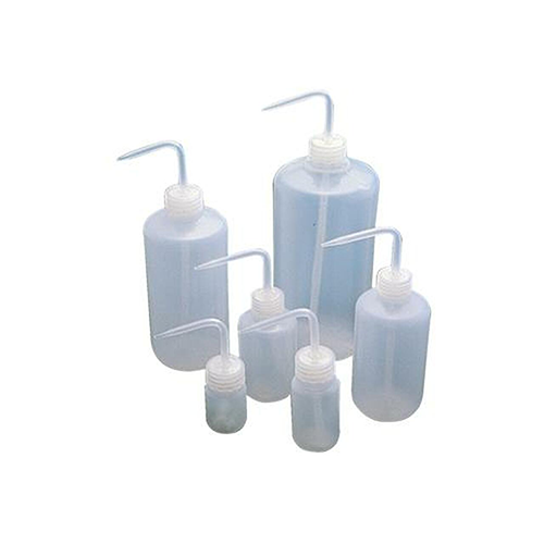 5716. PIZETA (FRASCO LAVADOR) 500ML BOCA ANGOSTA SALIDA SUPERIOR C/TAPA NATURAL LDPE PAQUETE C/2 PIEZAS - NALGENE