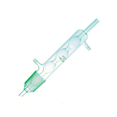 24675. CONDENSADOR DE VIDRIO P/EXTRACCION SOXHLET DE 250ML JUNTAS 45/50, TUBO 40MM DE DIAMETRO KIMAX