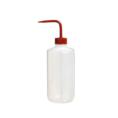 1463. PIZETA (FRASCO LAVADOR) 500ML HDPE P/SOLVENTES TAPA ROJA -  NALGENE