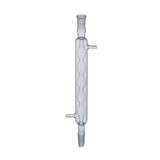 1105. CONDENSADOR DE VIDRIO ALLIHN DE BULBOS 200MM JUNTA HEMBRA/MACHO 19/38 - PYREX