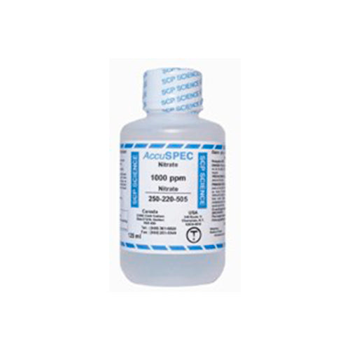 9849. STD NITRATO 1000PPM 125ML - SCP SCIENCE